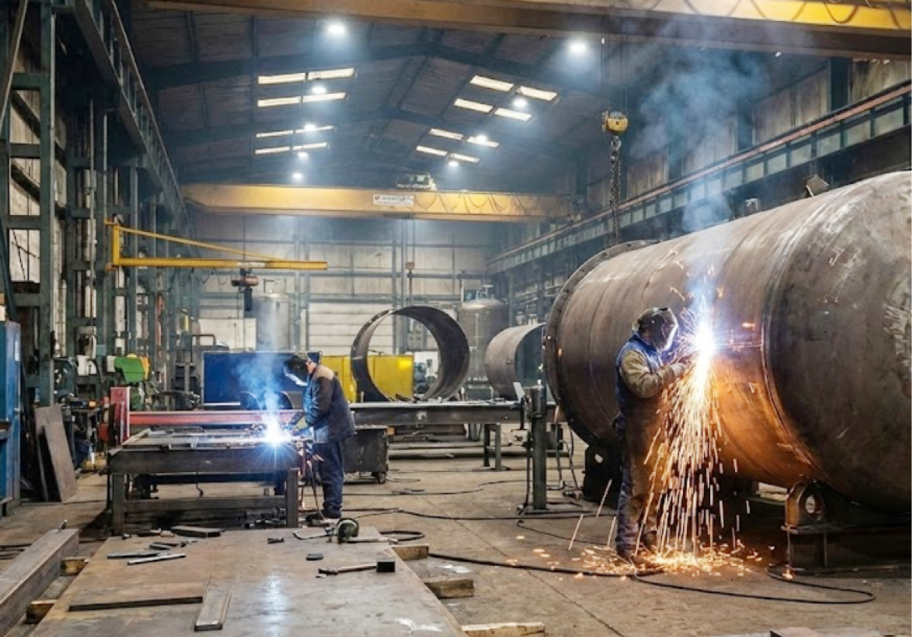 製缶・配管工事